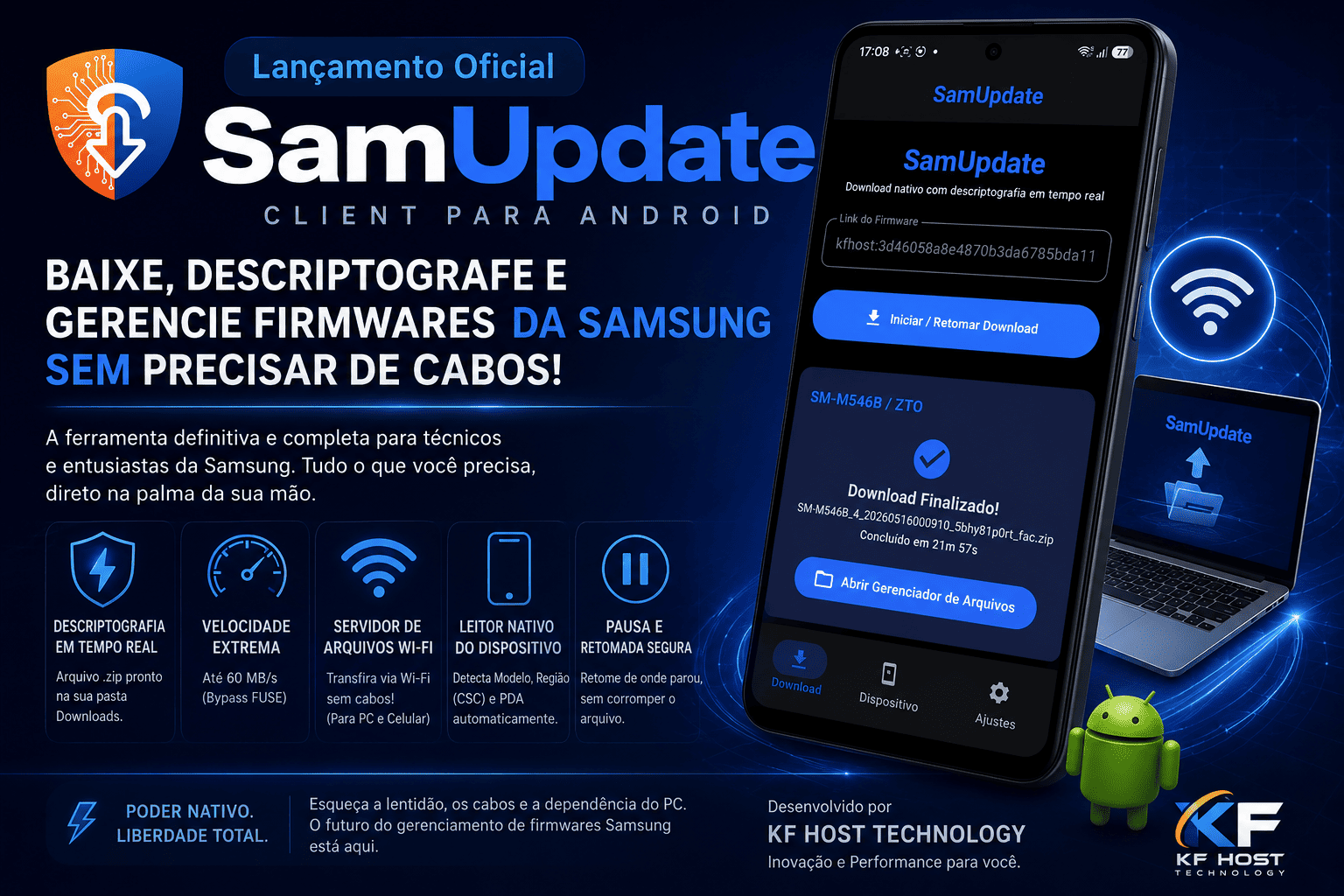 Lançamento Oficial: SamUpdate Client para Android